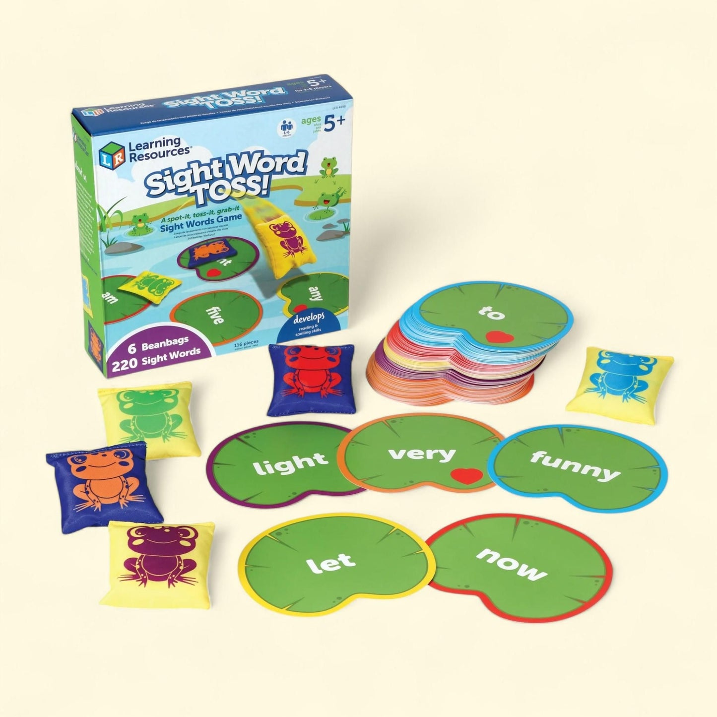 Learning Resources Sight Word Toss, 116 Pieces, 1 count