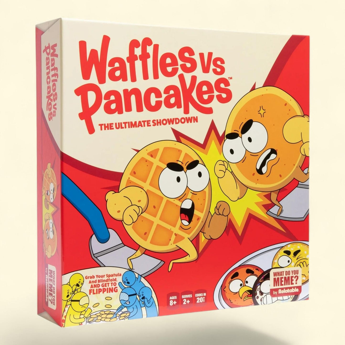 What Do You Meme? Family Game, Waffles VS Pancakes, Ages 8+ — authentic US product shipped worldwide by Treatspree