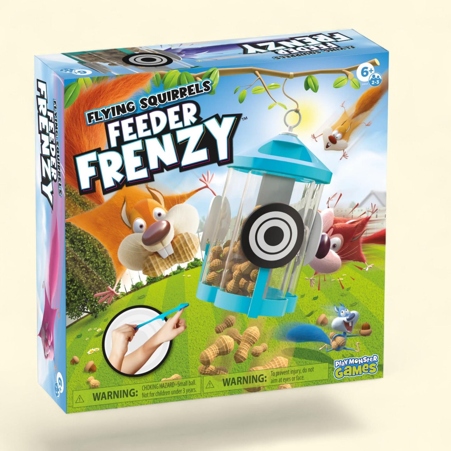 Flying Squirrels - Feeder Frenzy Board Game, Children Ages 6+