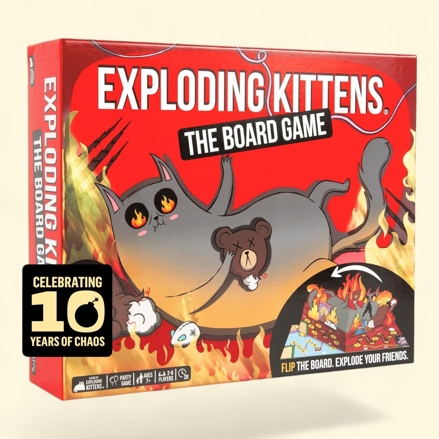 Exploding Kittens: The Board Game, 2-6 Players, Aged 7+