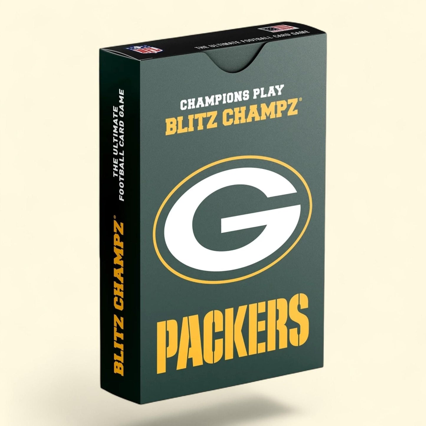 Blitz Champz Green Bay Packers Card Game, Family Game, Adults & Kids, Easy-To-Learn, Party Game, 1 count