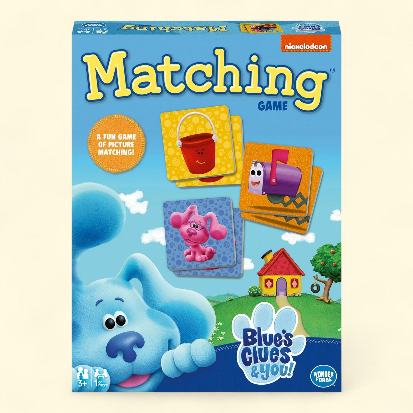 Wonder Forge Bluey Matching Game, Ages 3 and up, Fun and Fast Memory Game