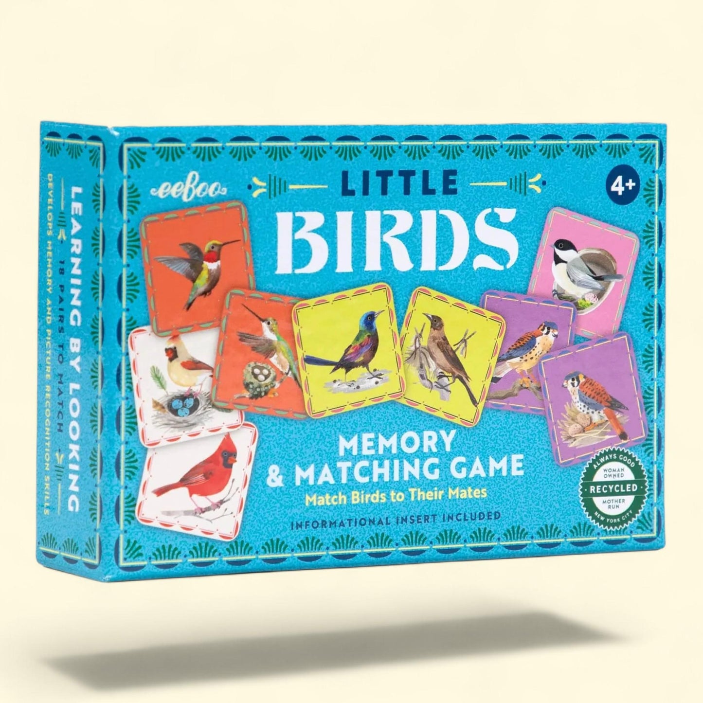 eeBoo: Memory & Matching Game - Little Birds, 18 Illustrated Matchi... — authentic US product shipped worldwide by Treatspree