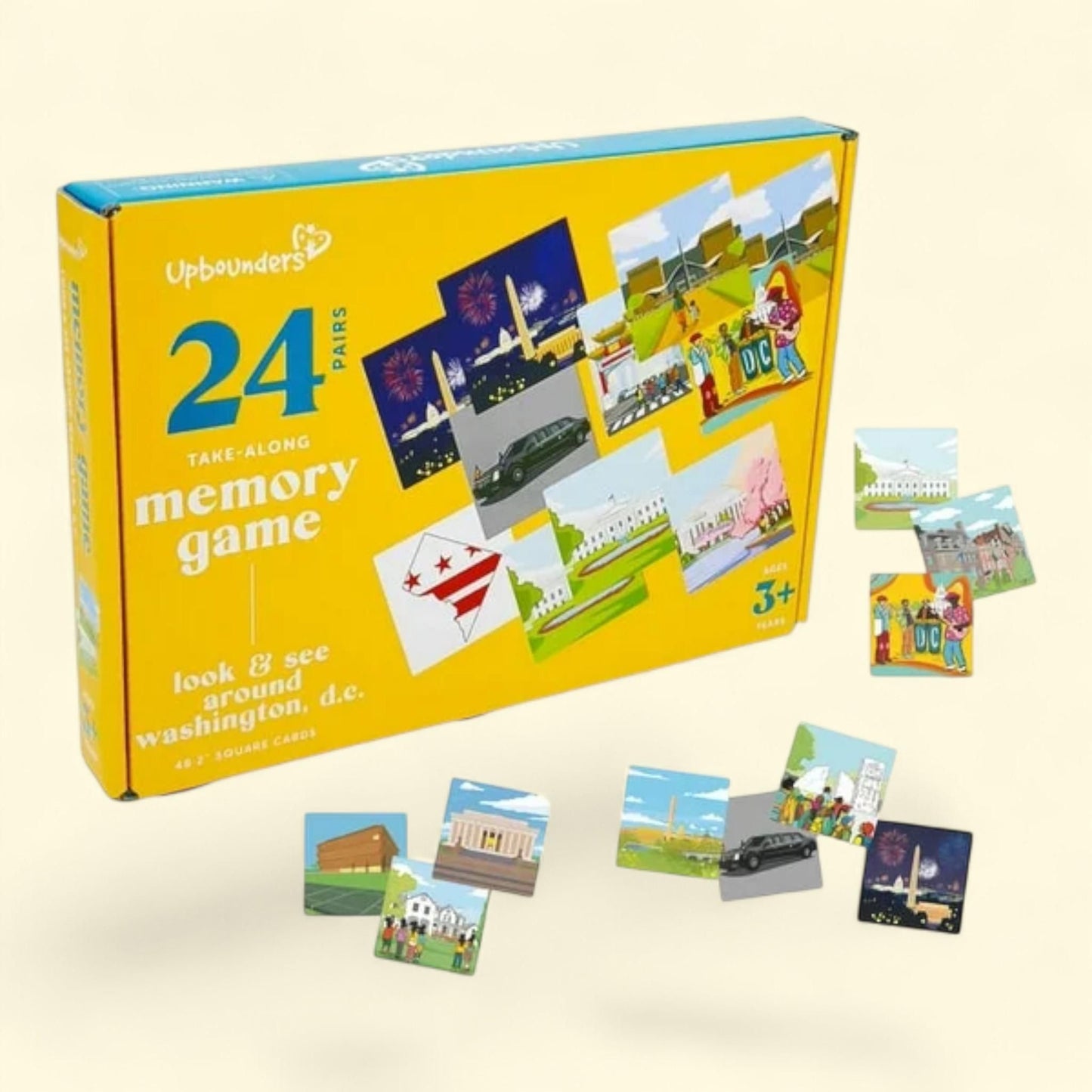 Upbounders Memory Match Game, Look & See Around Washington, DC, 1 count