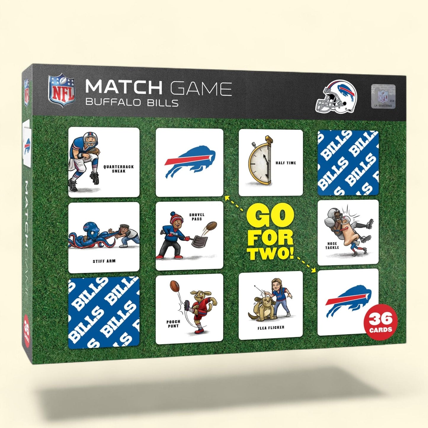 Buffalo Bills Memory Match Game, 1 count