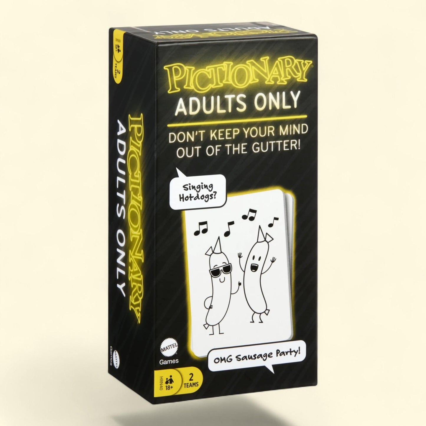 Pictionary Adults Only Party Game, Drawing Board Game, 1 count