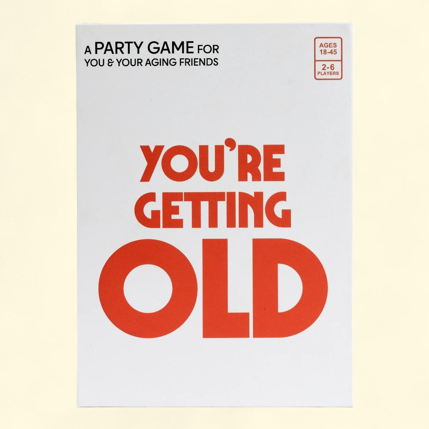 Party Game Co, You’re Getting Old, Adult Card Game, Ages 18-45