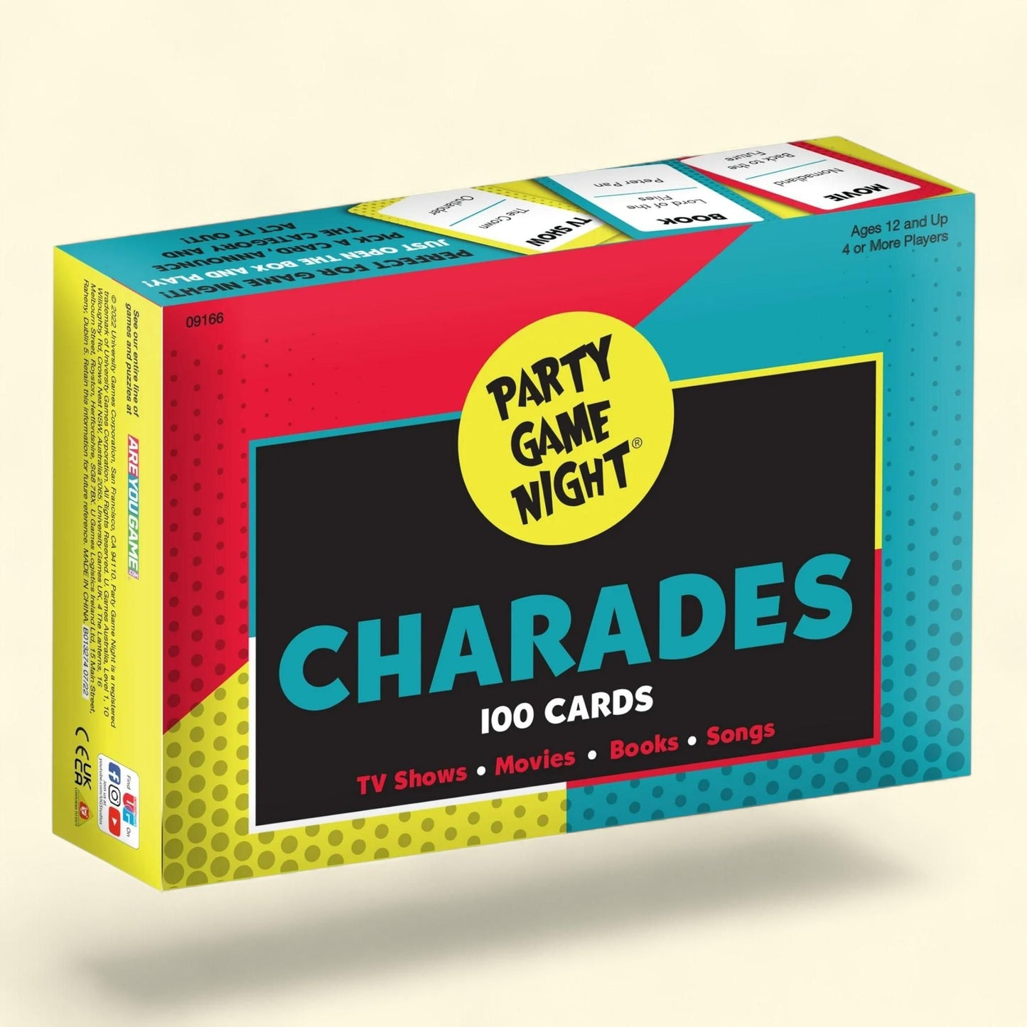University Games Party Game Night Charades Card Games, Cardstock, 1... — authentic US product shipped worldwide by Treatspree