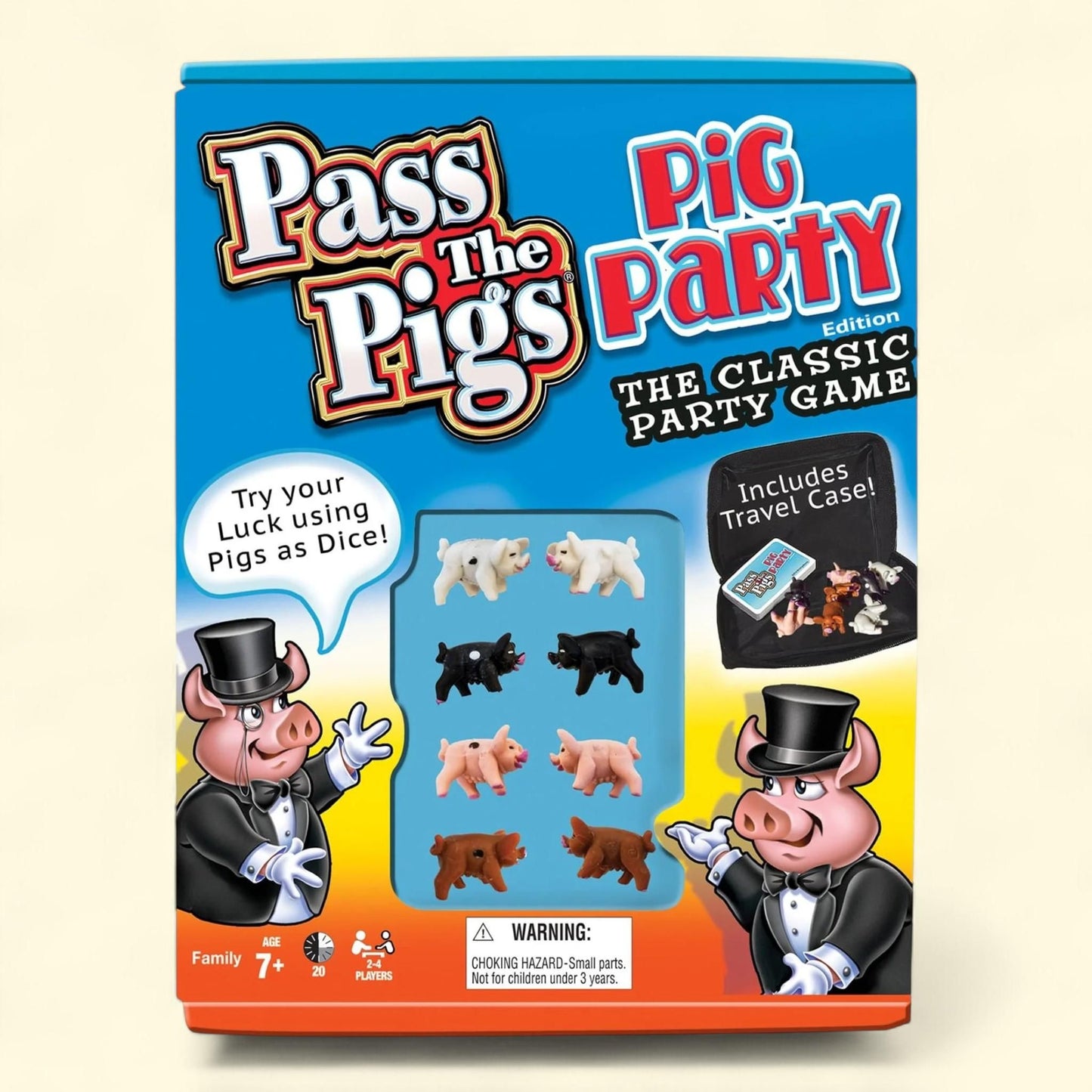 Winning Moves Games Pass the Pigs: Party Edition, 1 count — authentic US product shipped worldwide by Treatspree