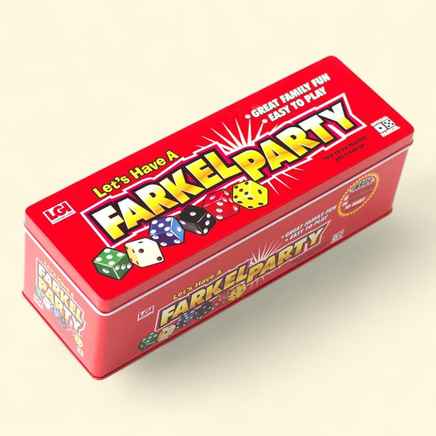 Legendary Games Farkel Party Dice Games, 6 sets