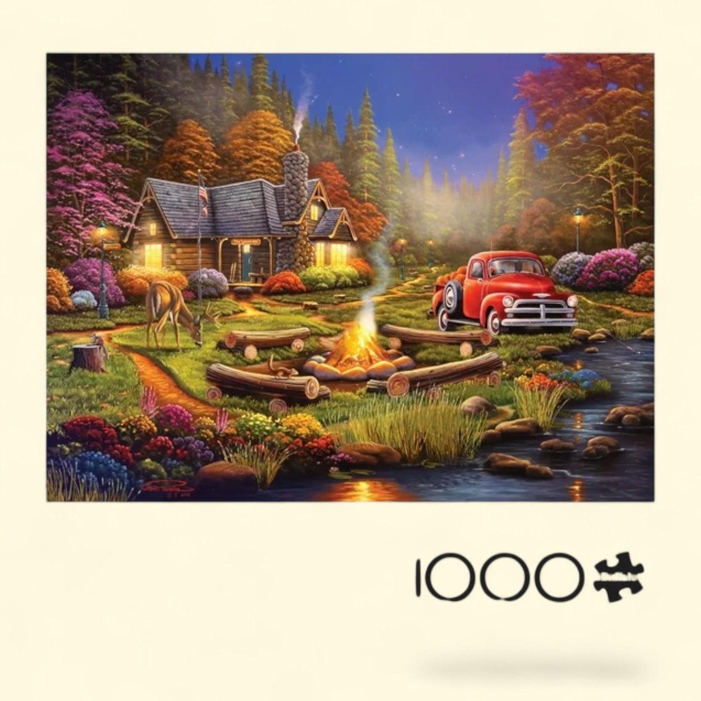 Buffalo Games Geno Peoples The Woodsmen Jigsaw Puzzle, 1000 Pieces — authentic US product shipped worldwide by Treatspree