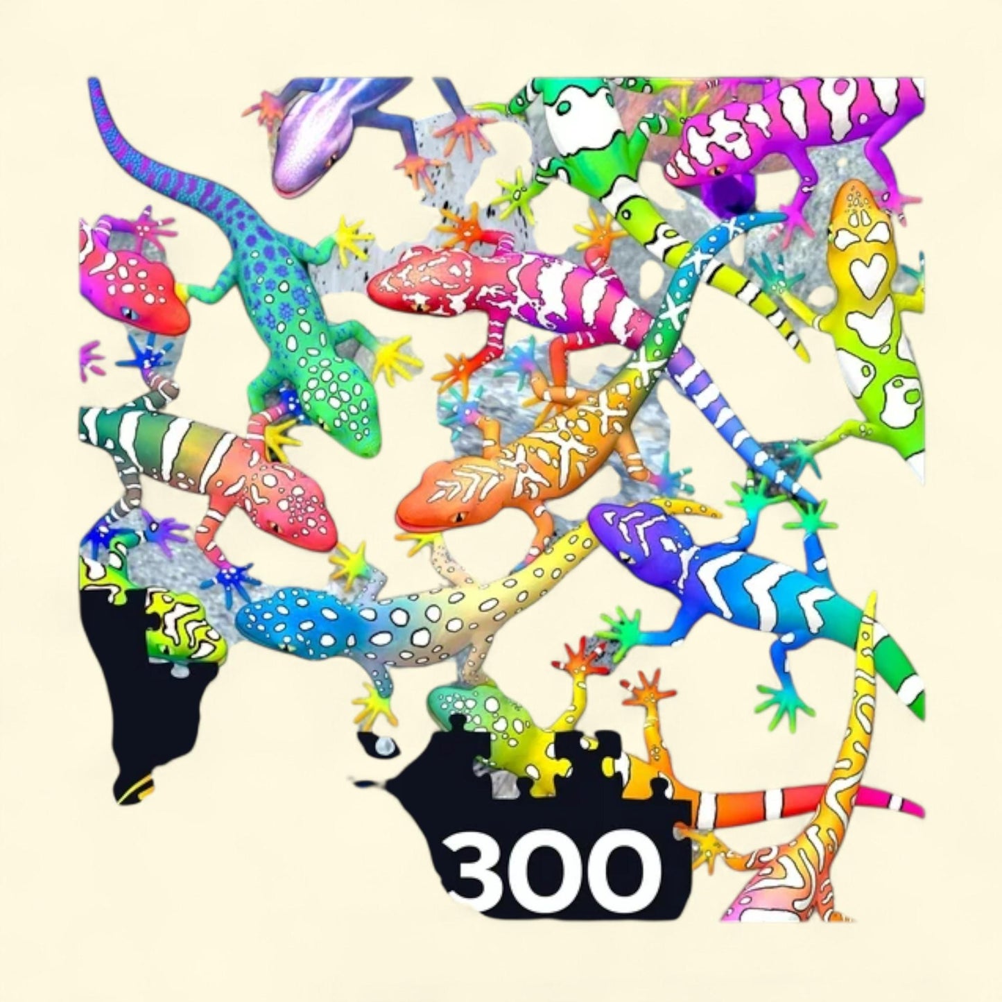 Cra-Z-Art Royce Super Deep 3D 300-Piece Gecko Magic Adult Jigsaw Puzzle