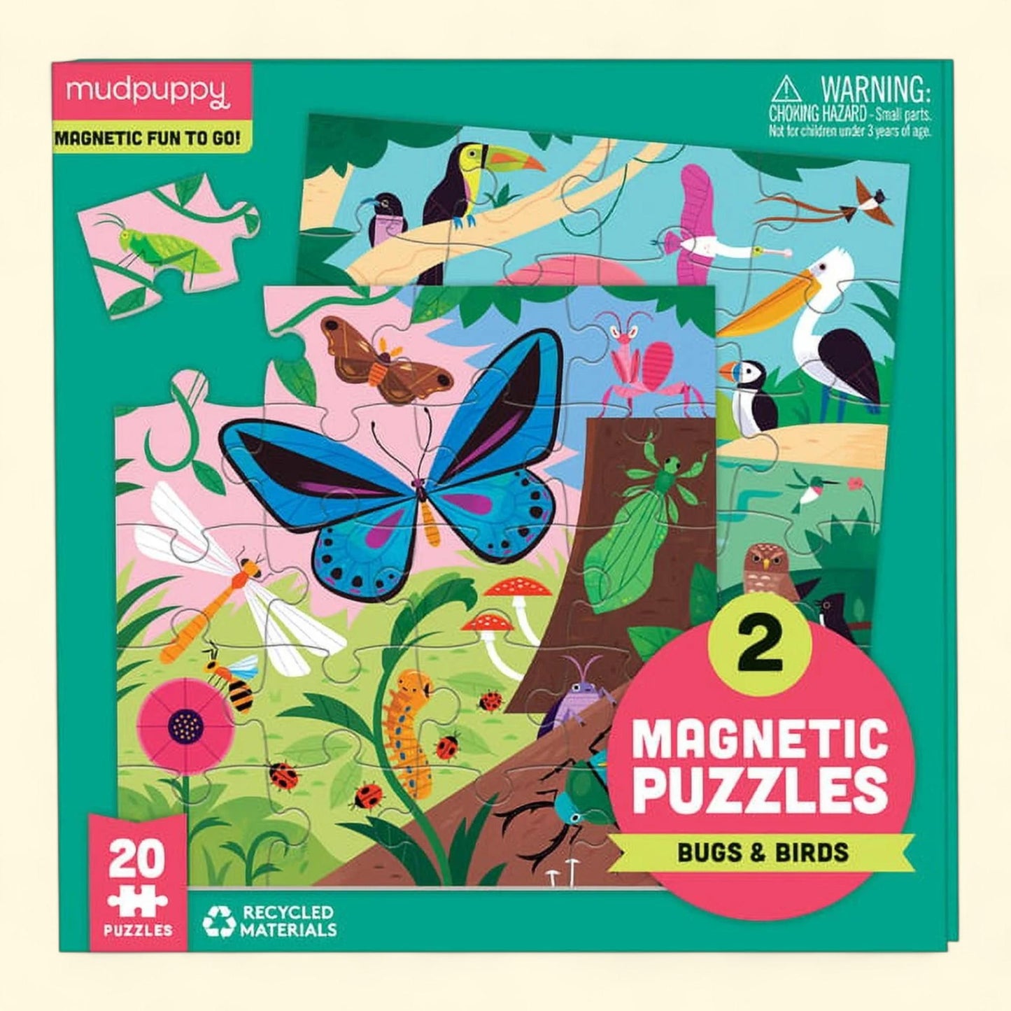 Bugs & Birds Magnetic Puzzles, Jigsaw — authentic US product shipped worldwide by Treatspree