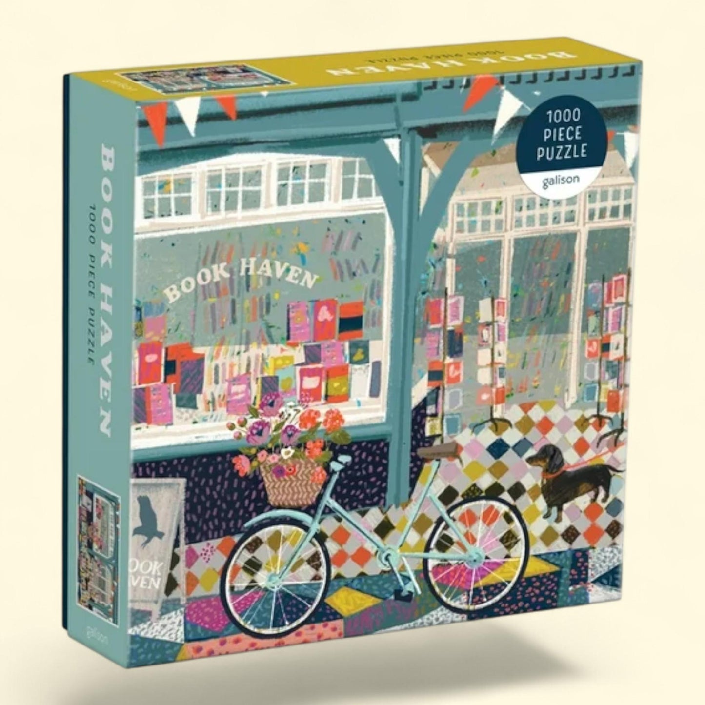 Galison Book Haven Puzzle, 1000 Pieces, 20" x 20"