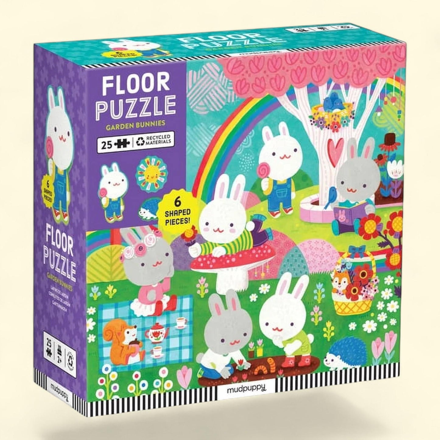 Garden Bunnies Floor Puzzle, 25 Piece