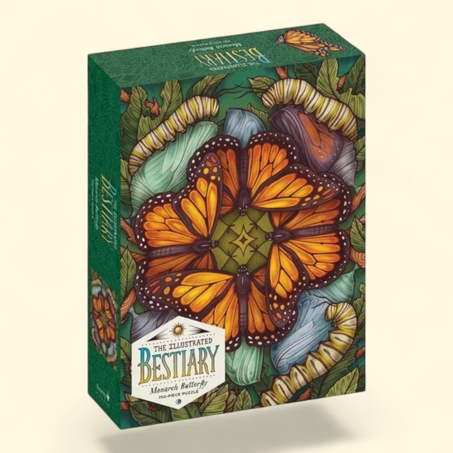 Wild Wisdom Illustrated Bestiary: Monarch Butterfly, 750 pieces — authentic US product shipped worldwide by Treatspree