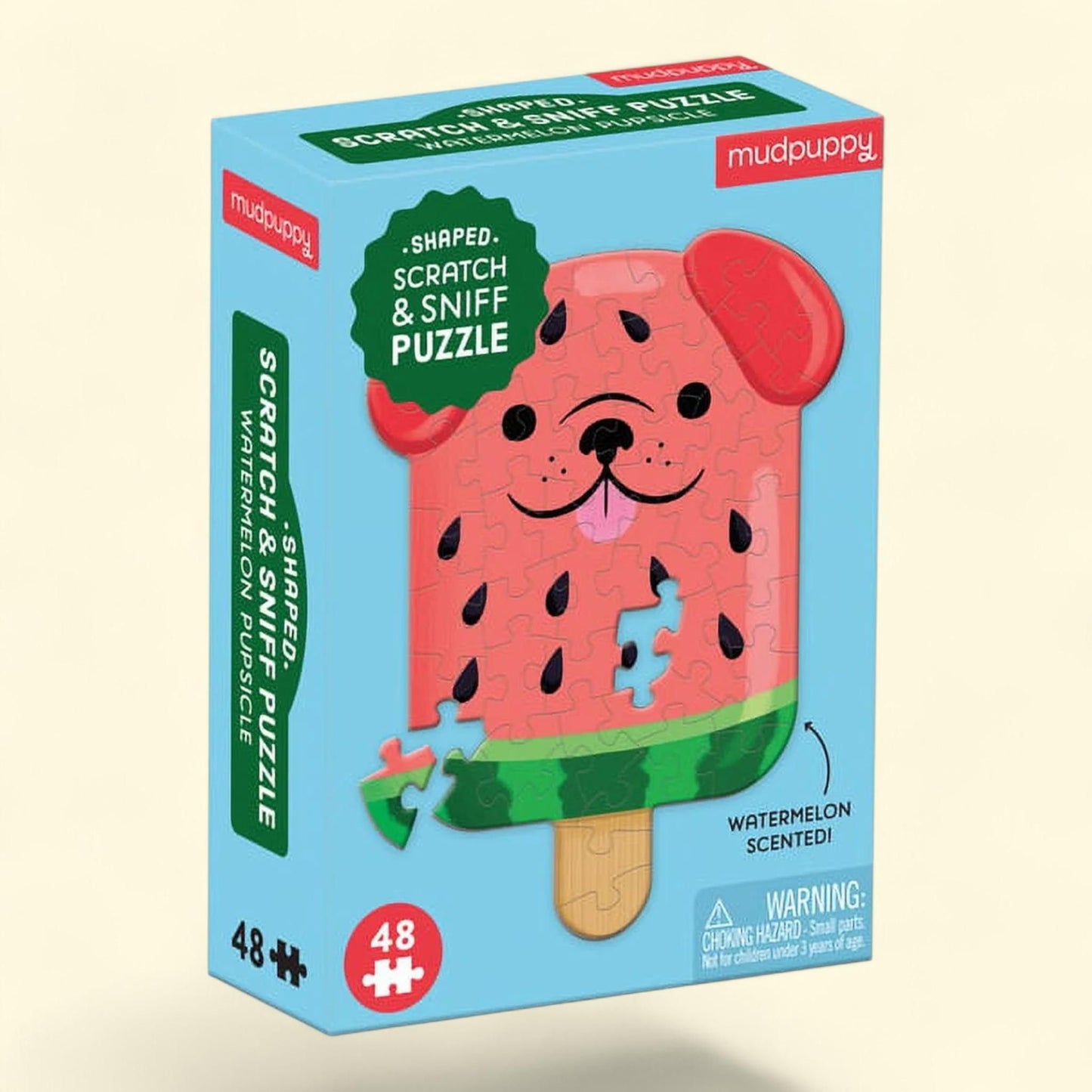 Watermelon Pupsicle Mini Puzzle, 48 Piece
