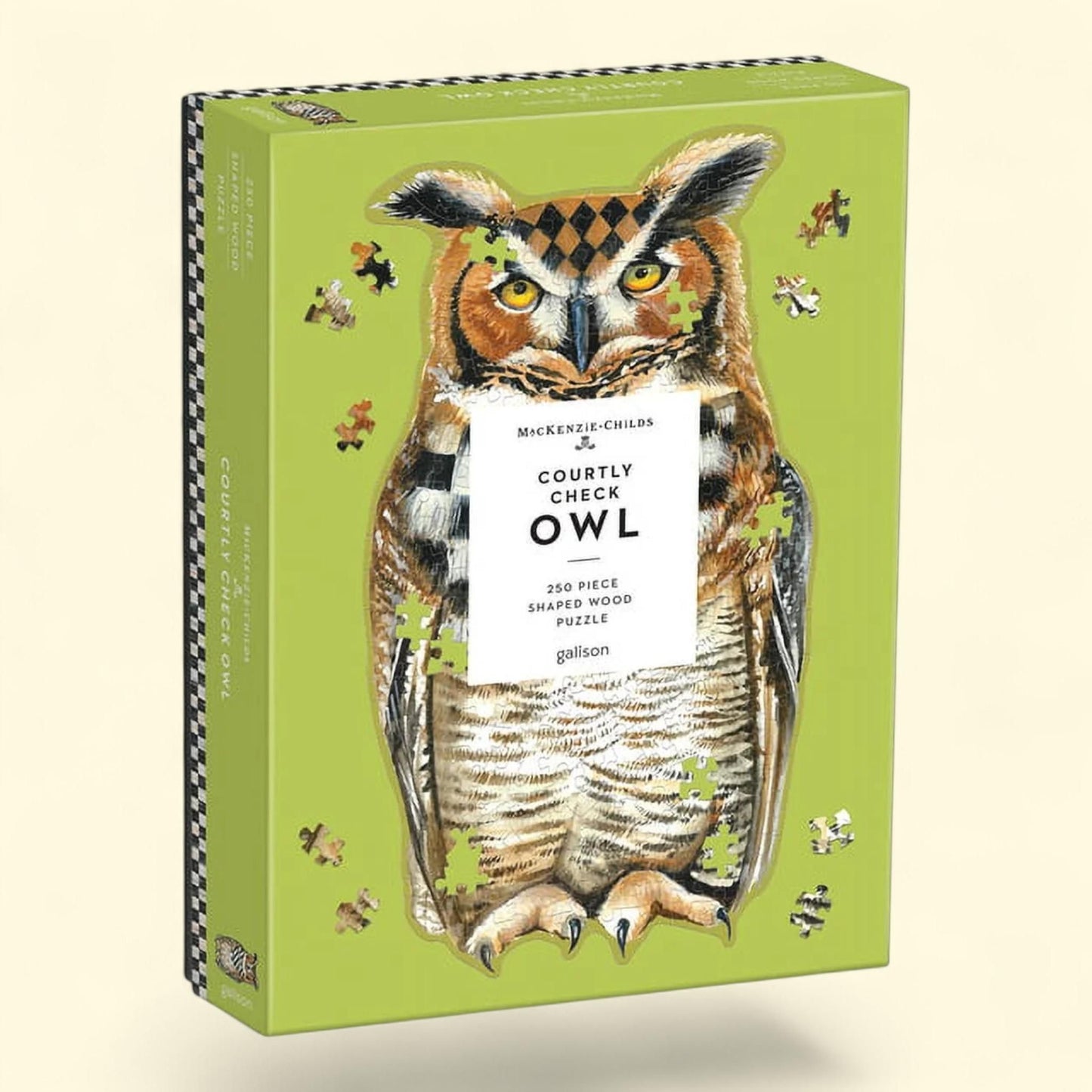 MacKenzie-Childs Woodland Owl 250 Piece Wood Puzzle, Size — authentic US product shipped worldwide by Treatspree