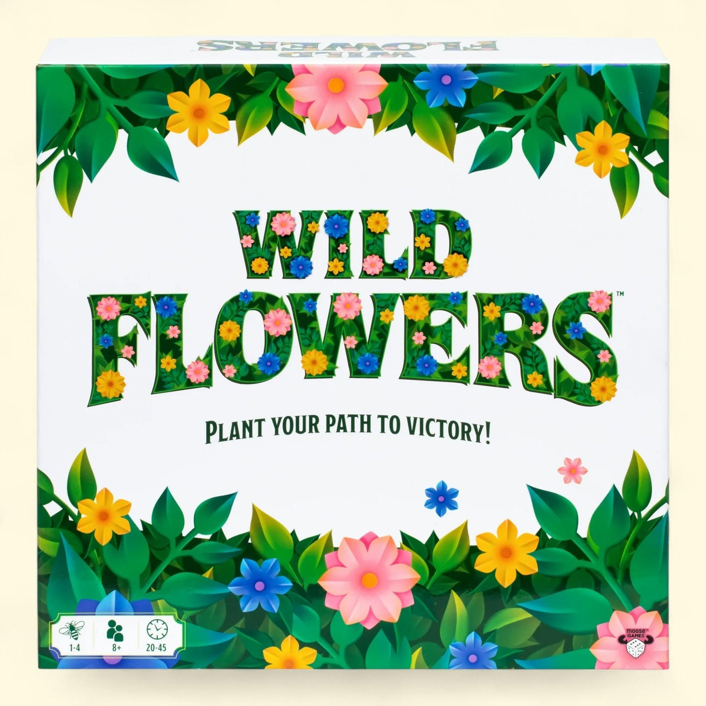 Wild Flowers Family Fun Strategy Game, 1 to 4 Players, Aged 8+