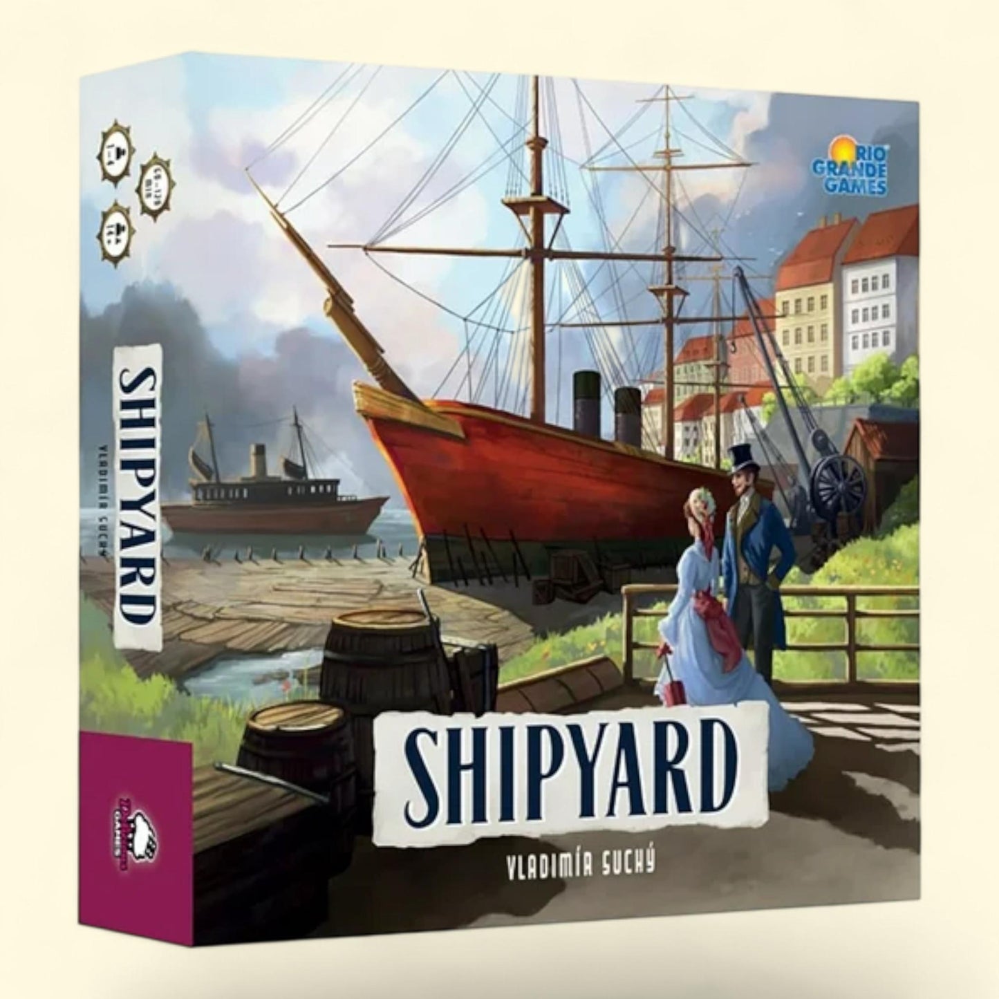 Shipyard 2nd Edition Strategy Board Game, 14+