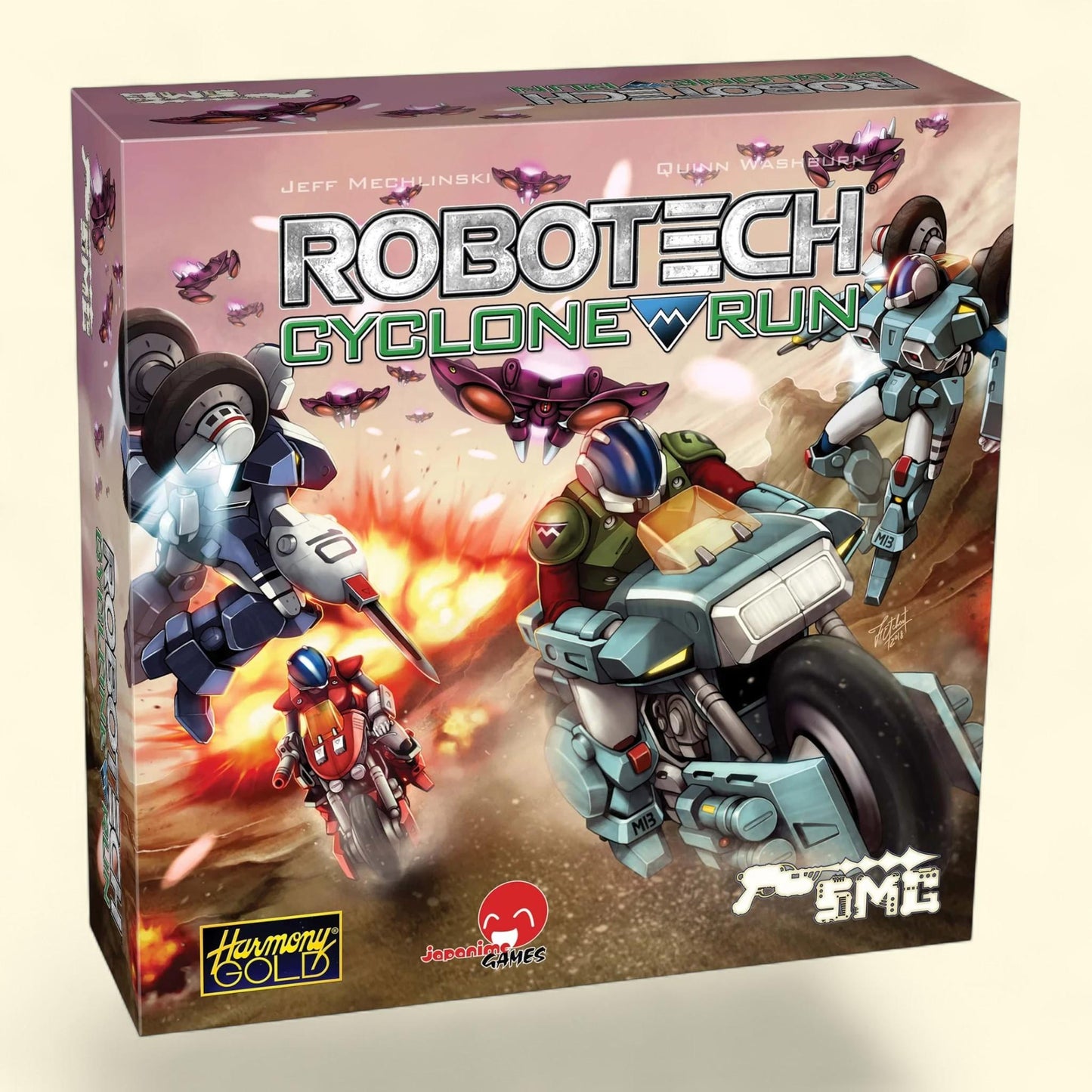 Strange Machine Games: Robotech: Cyclone Run, 2-4 Players — authentic US product shipped worldwide by Treatspree
