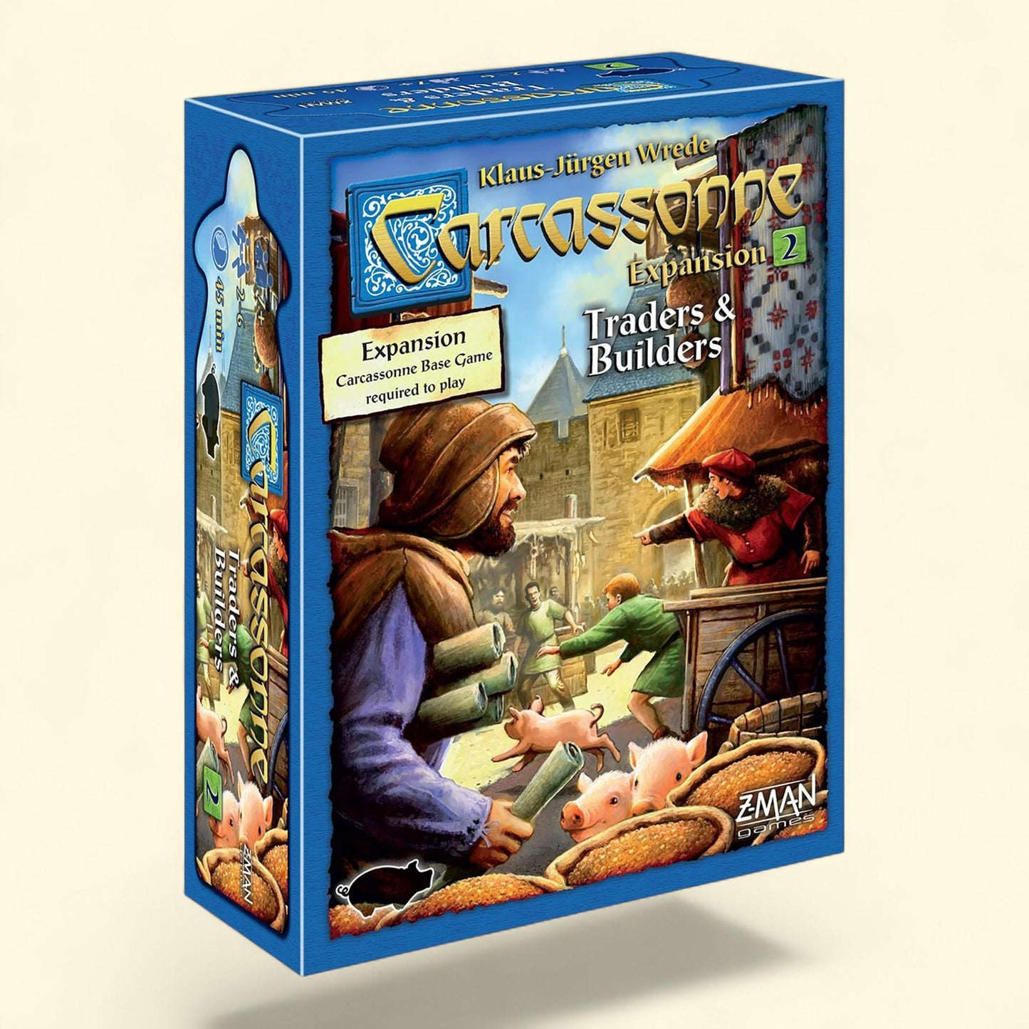 Asmodee Carcassonne Traders & Builders Expansion, Ages 7+