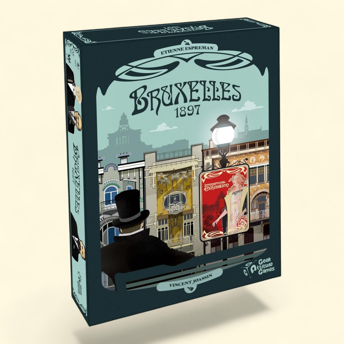Geek Attitude Games Bruxelles 1897, Strategy Board Game, 1 count — authentic US product shipped worldwide by Treatspree