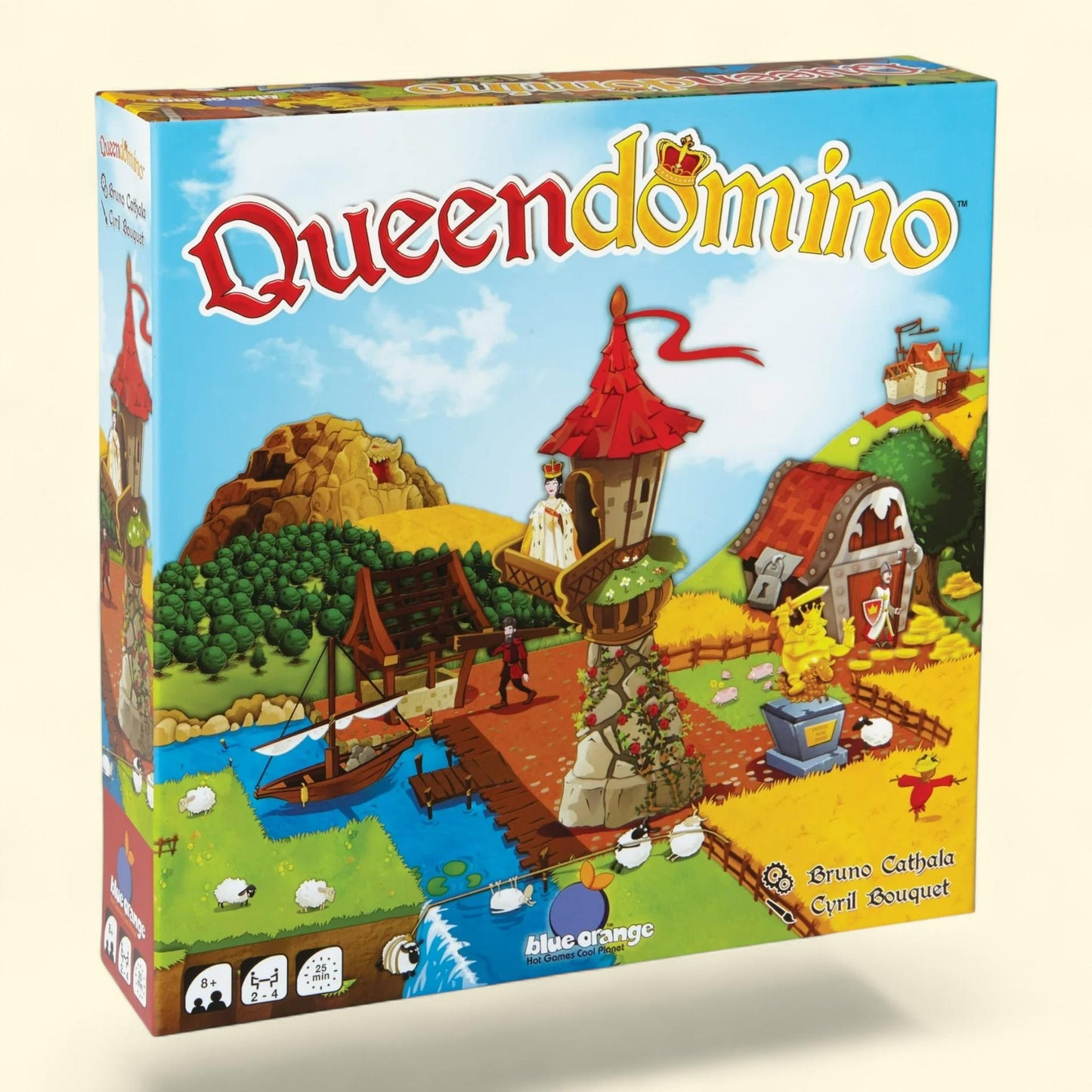 Blue Orange Games Queendomino Board Game, Strategy, 1 count — authentic US product shipped worldwide by Treatspree