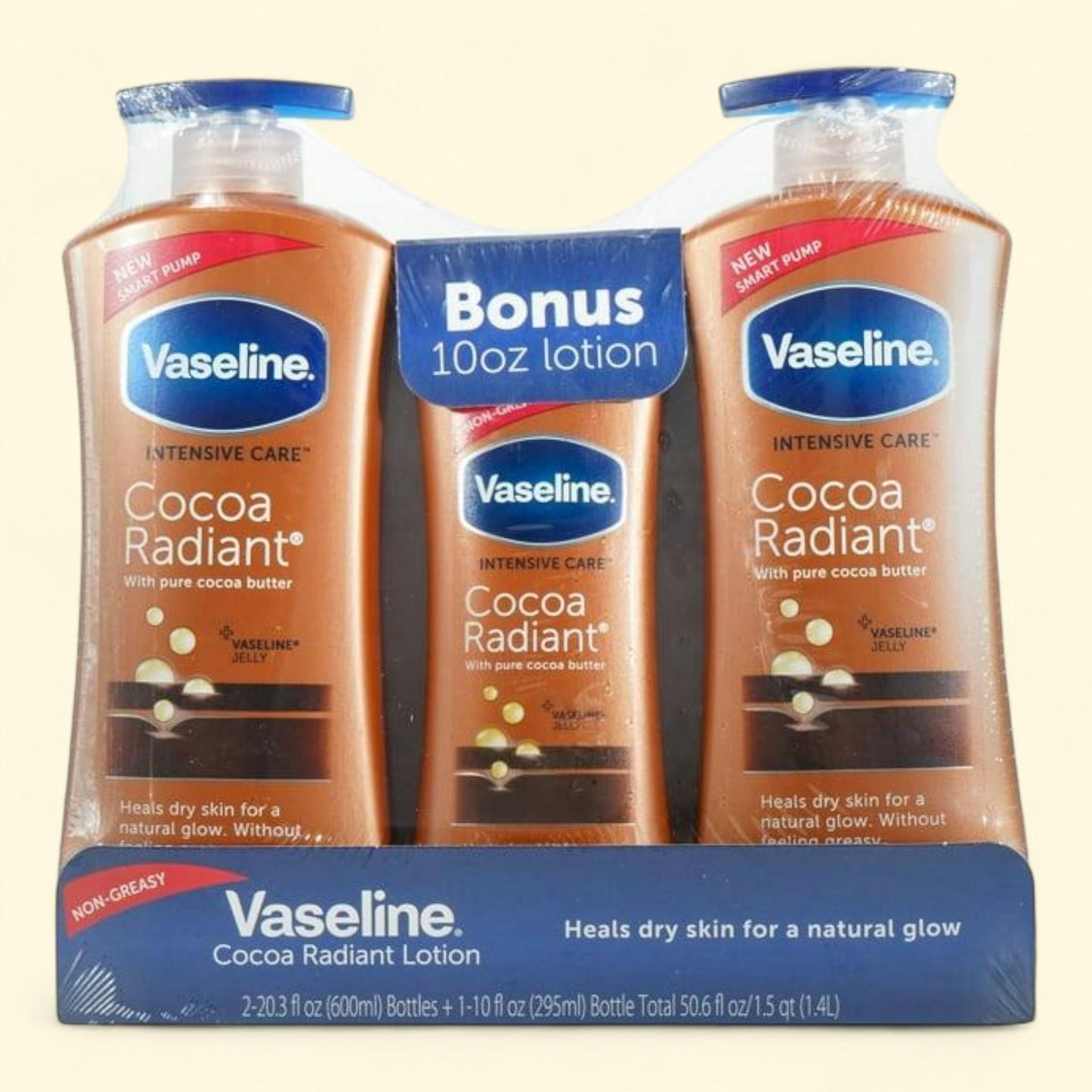 Vaseline Cocoa Radiant Lotion, Set