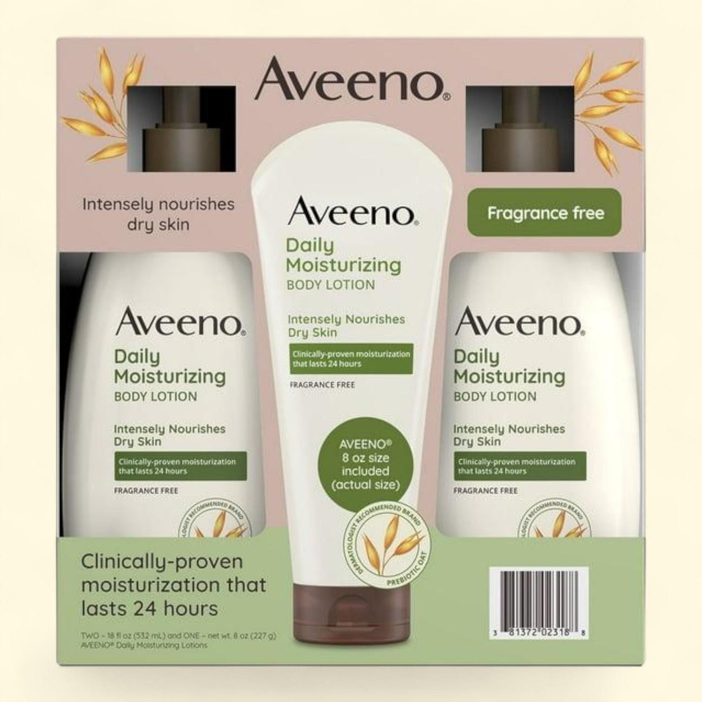 Aveeno Daily Moisturizing Body Lotion, Set