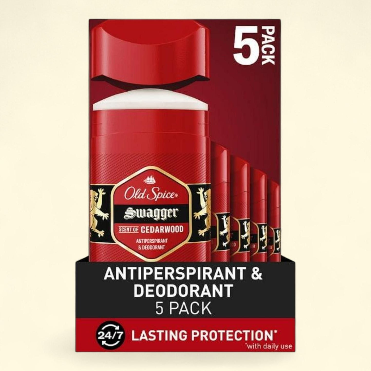 Old Spice Swagger Antiperspirant & Deodorant for Men, 2.6 oz., 5 pk.