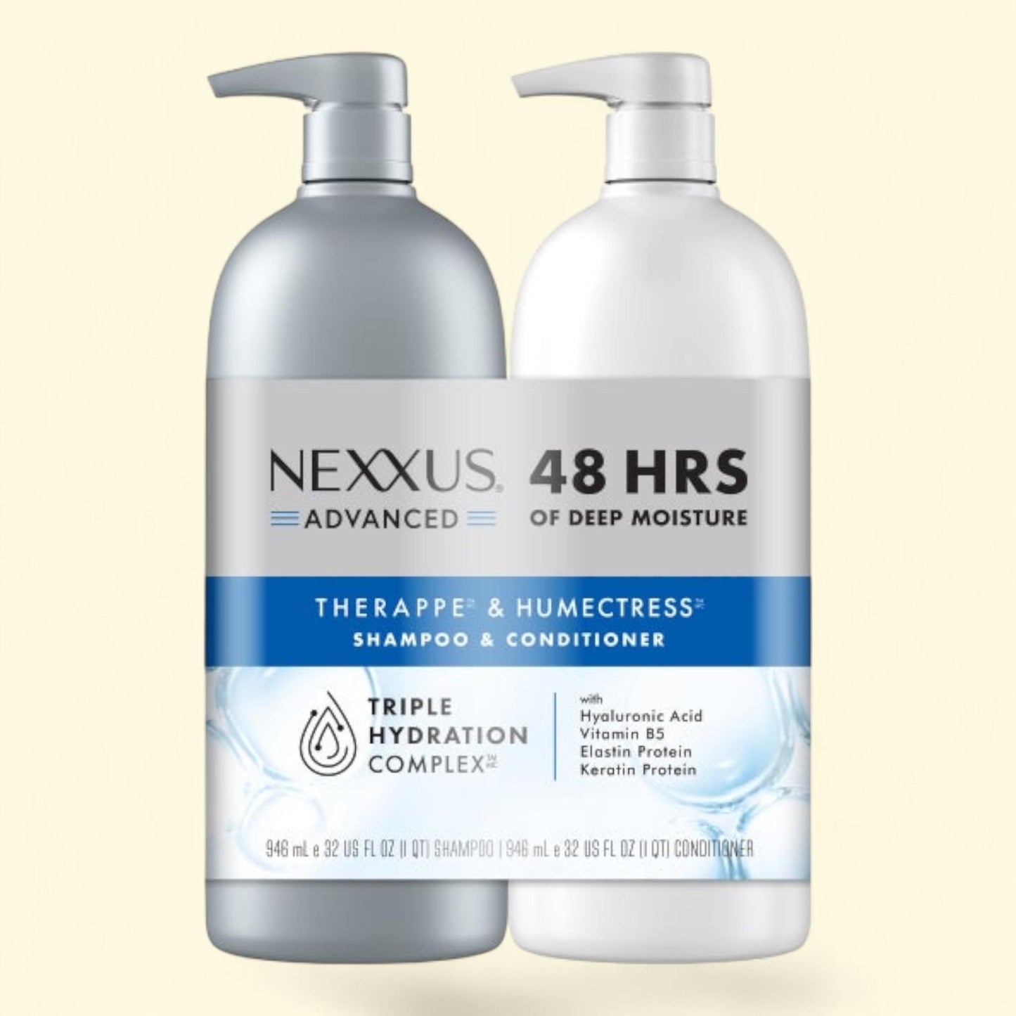 Nexxus Advanced Therappe Shampoo and Humectress Conditioner Set, 32 fl oz