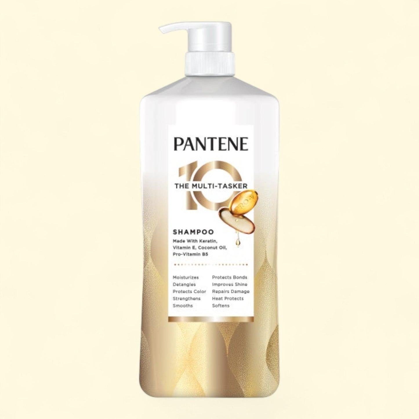 Pantene Multi-Tasker 10 Shampoo, 38.2 fl oz