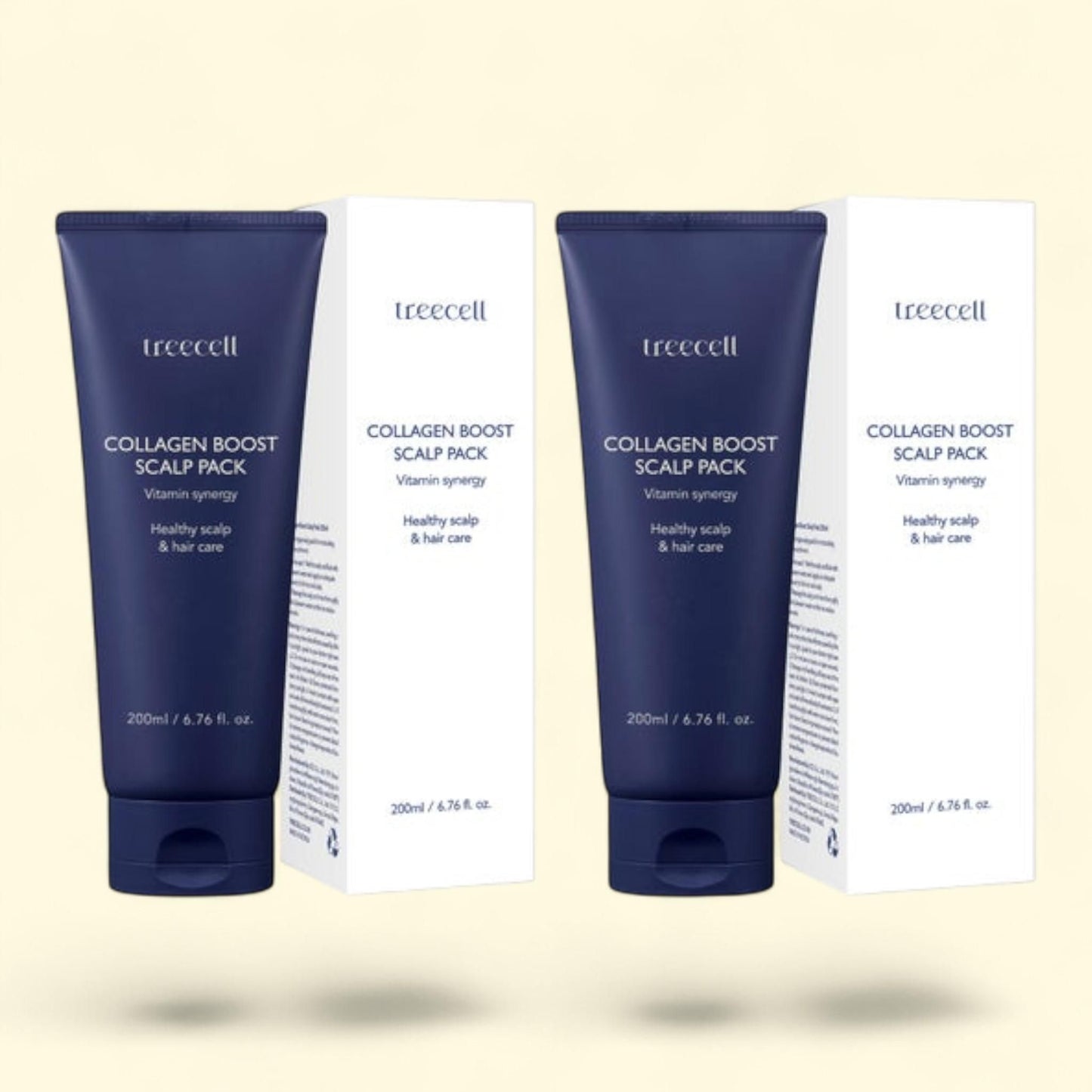 Treecell Collagen Boost Scalp Pack, 6.76 fl oz, 2-pack