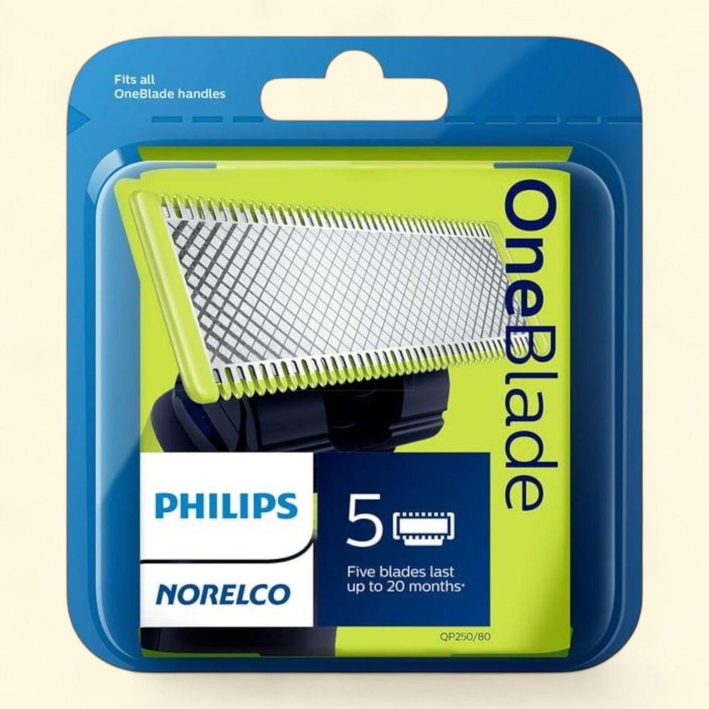 Philips Norelco OneBlade Replacement Blades, 5 ct. — authentic US product shipped worldwide by Treatspree