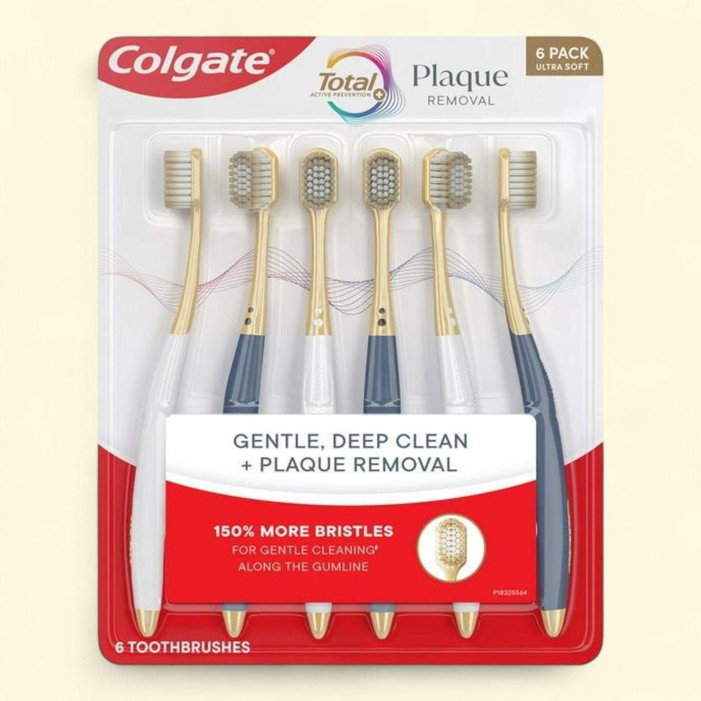 Colgate Total Toothbrush, Ultra Soft, 6 pk.