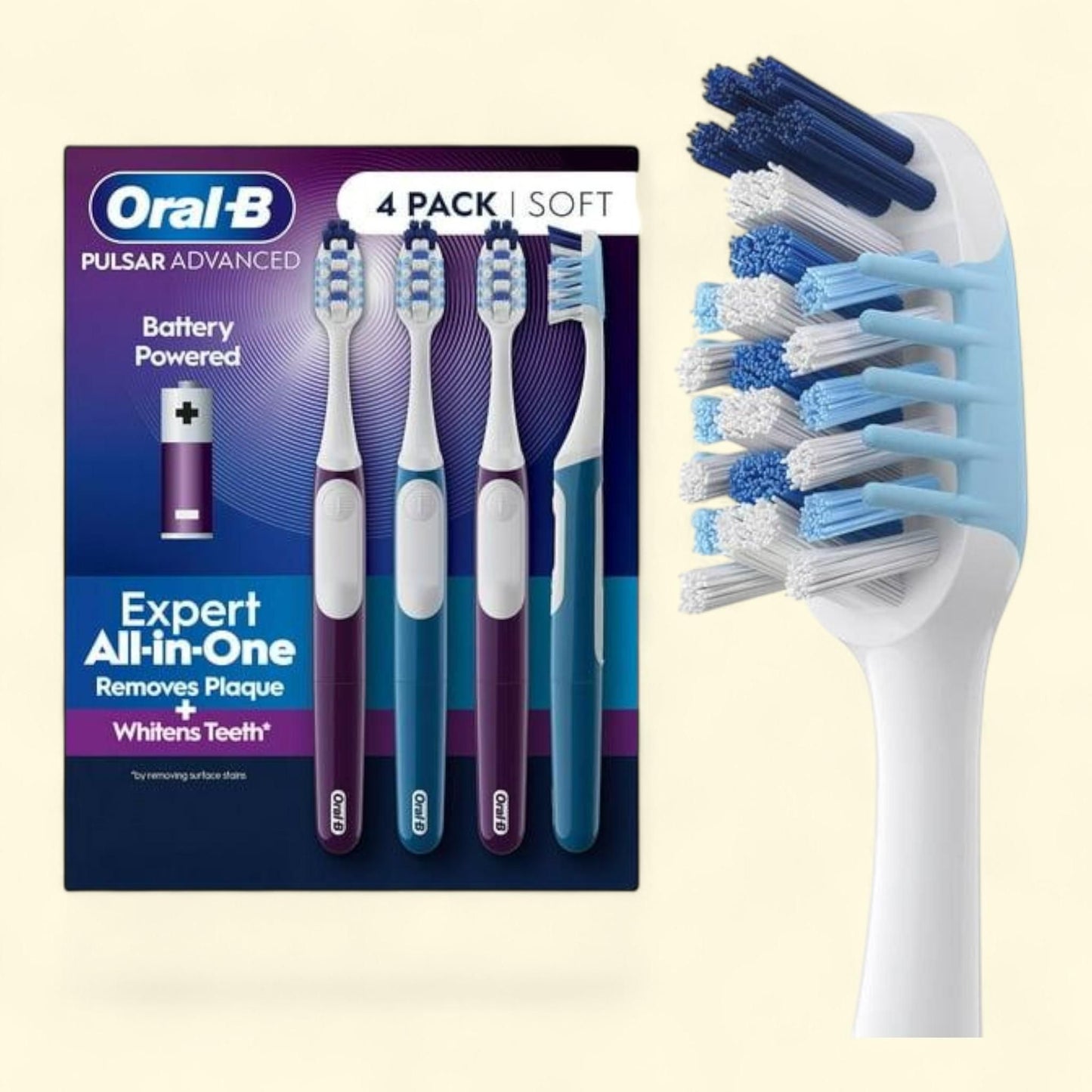 Oral-B Pulsar Toothbrush, 4 ct.