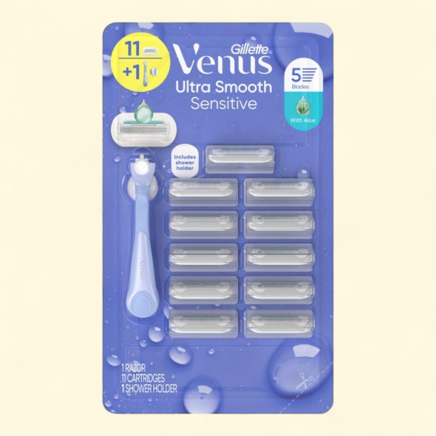 Gillette Venus Ultra Smooth Razor, 11-count