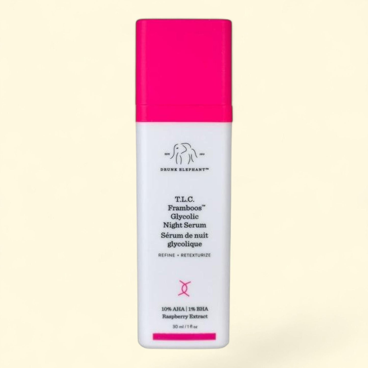 Drunk Elephant T.L.C. Framboos Glycolic Night Serum, 1 fl. oz.
