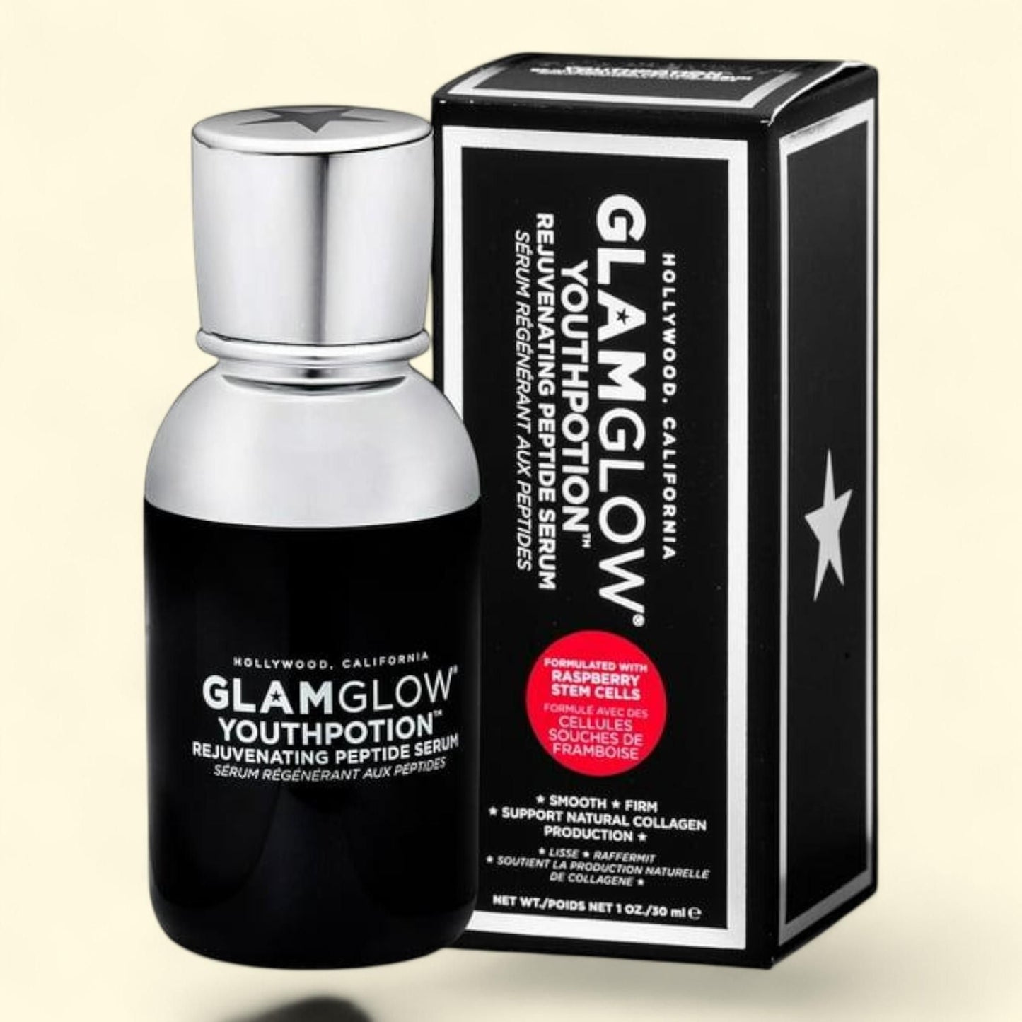 GLAMGLOW Youthpotion Collagen-Boosting Peptide Serum, 1 oz. — authentic US product shipped worldwide by Treatspree