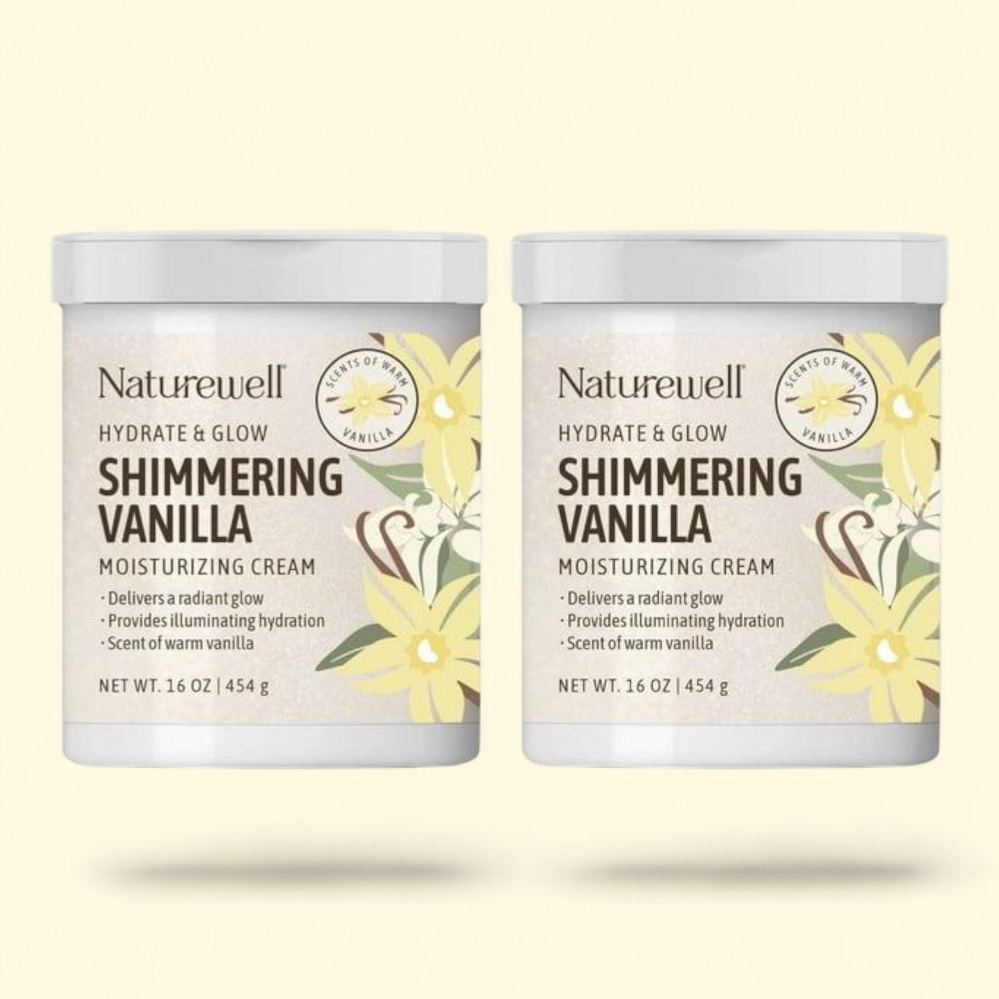 NatureWell Shimmering Moisturizing Cream, 16 oz. — authentic US product shipped worldwide by Treatspree