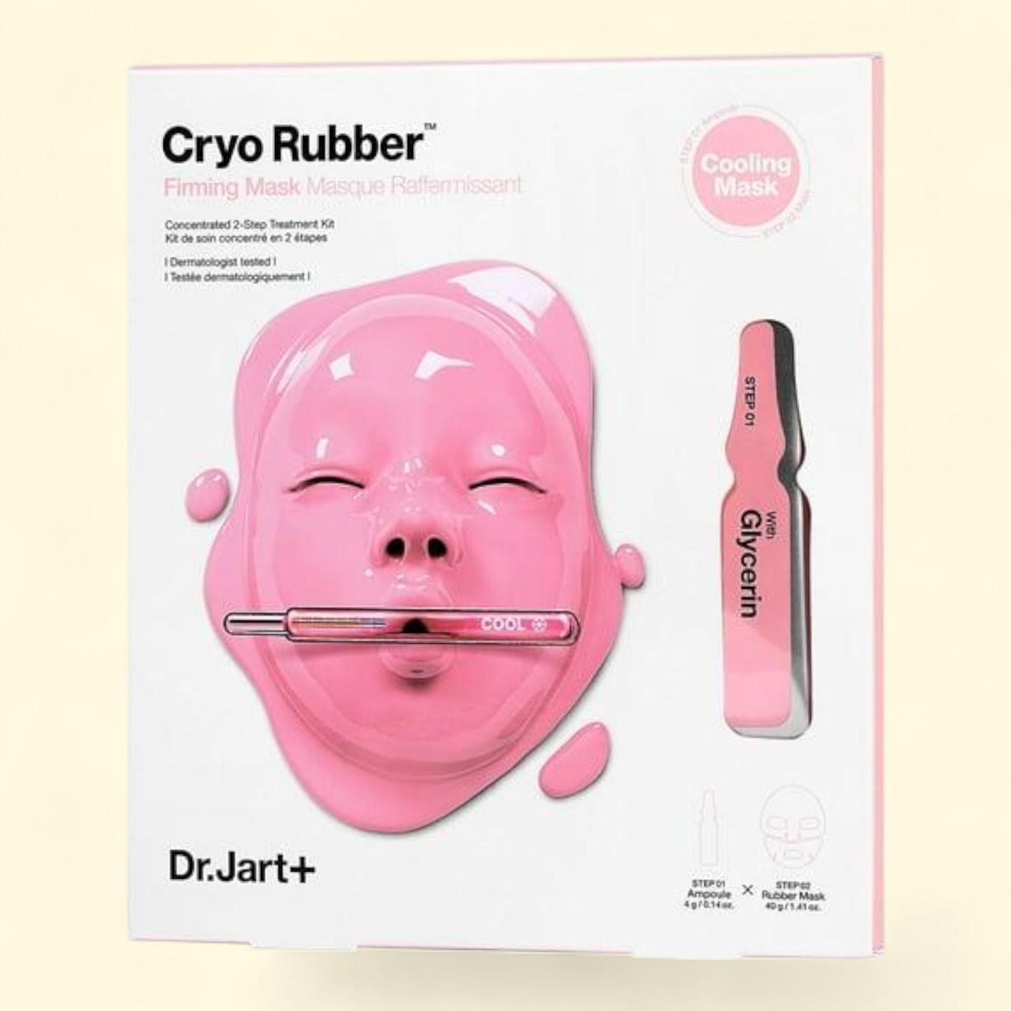 Dr. Jart+ Cryo Rubber Collagen Care Mask, 1.4 oz., 2 pk.