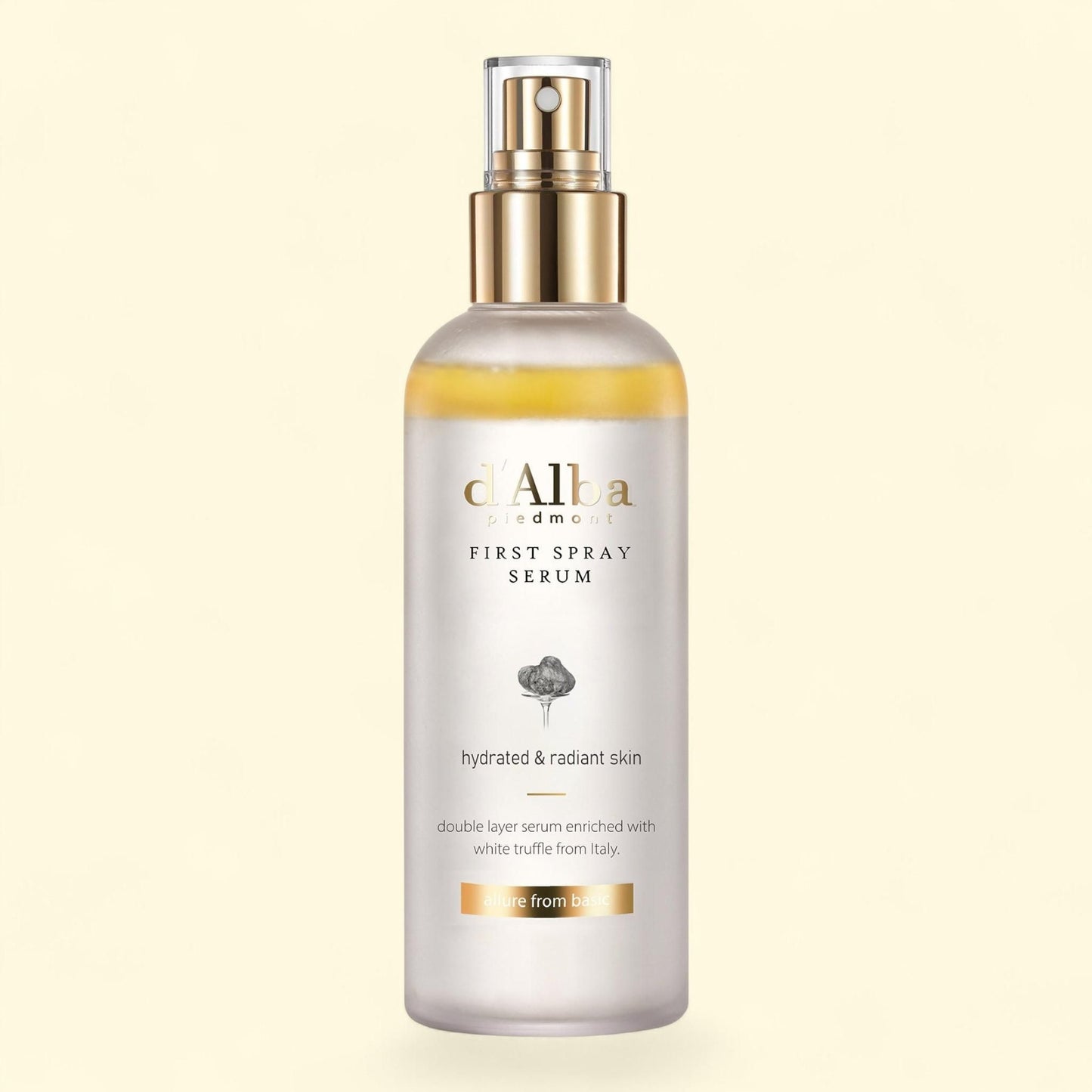 d'Alba Piedmont White Truffle First Spray Serum, 6.08 fl oz — authentic US product shipped worldwide by Treatspree