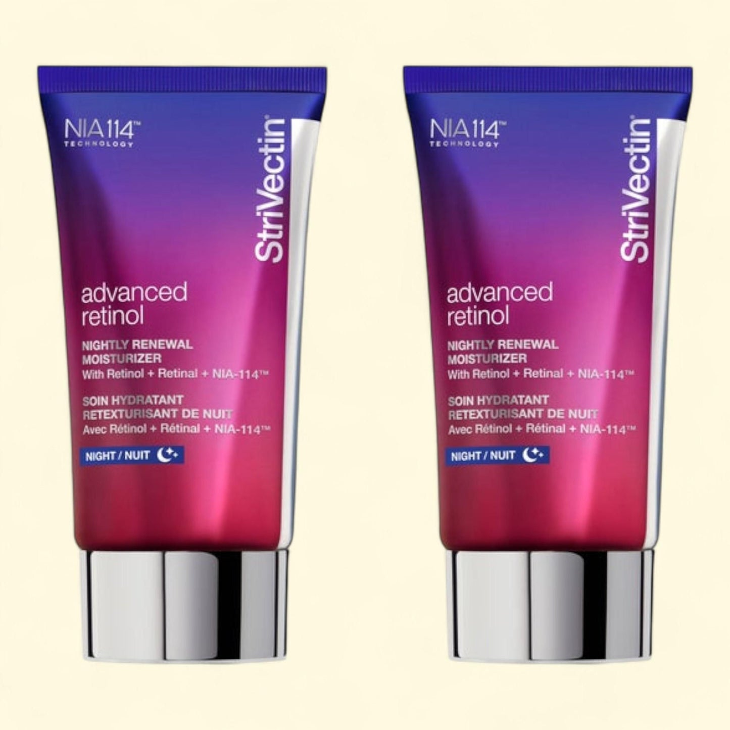StriVectin Retinol Nightly Renewal Moisturizer, 1.0 oz, 2-pack