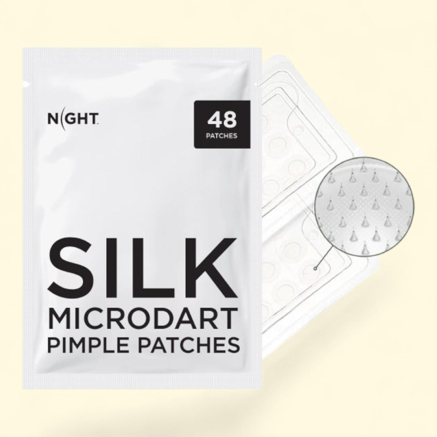NIGHT Silk Microdart Pimple Patch, 48-count