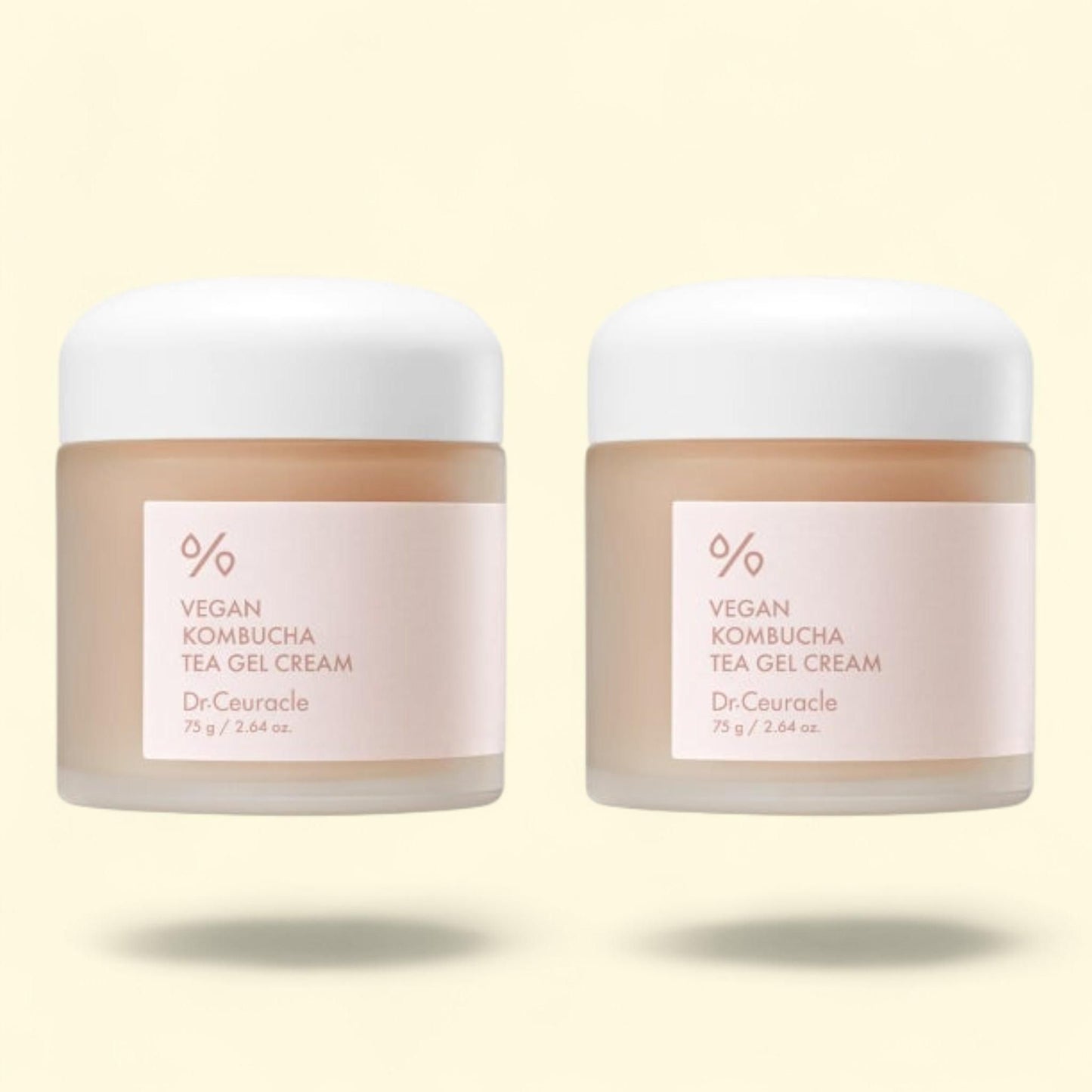 Dr. Ceuracle Kombucha Tea Gel Cream, 2.64 fl oz (2-pack)