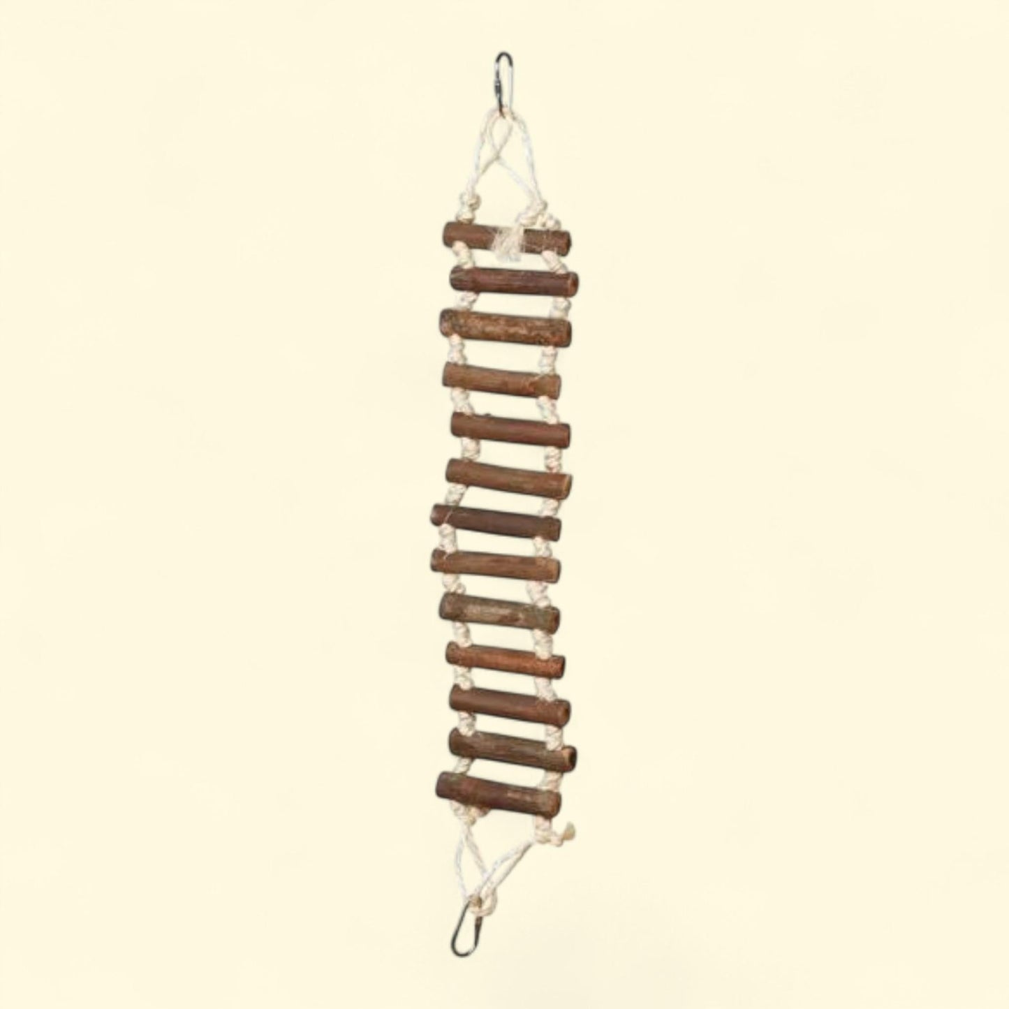 Prevue Pet Products Rope Ladder Bird Toy, Natural Wood, Handmade, 1 count