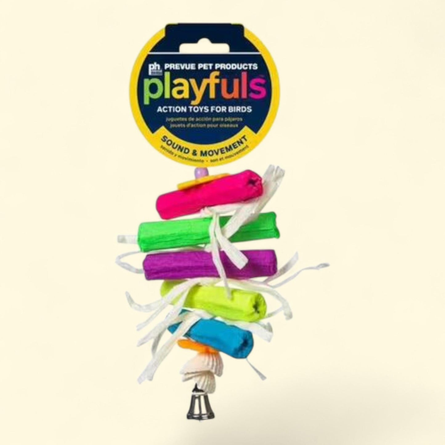 Prevue Pet Products Pixie Sticks Bird Toy, Sound & Movement, 0.1 lb