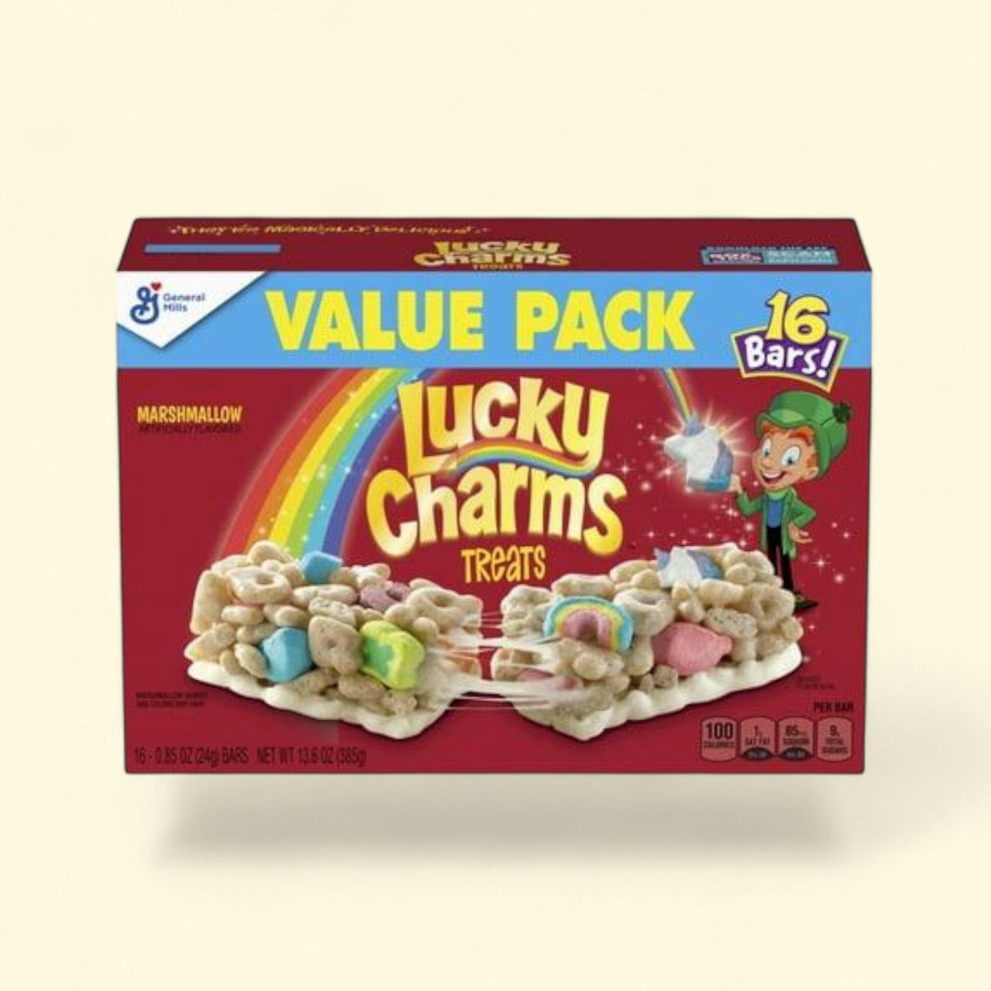 Lucky Charms Cereal Treat Bars, 16 Ct, 13.6 oz
