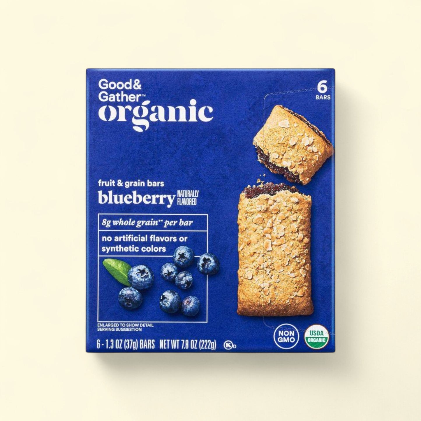 Good & Gatherâ?¢ Organic Blueberry Fruit & Grain Bars, 6ct — authentic US product shipped worldwide by Treatspree